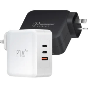 PD120CCA GaN 120W USB-C fast charger for laptops, tablets, and phones